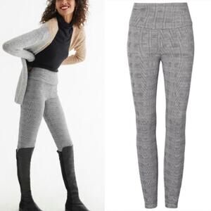 CAbi High Waist Ponte Plaid Leggings